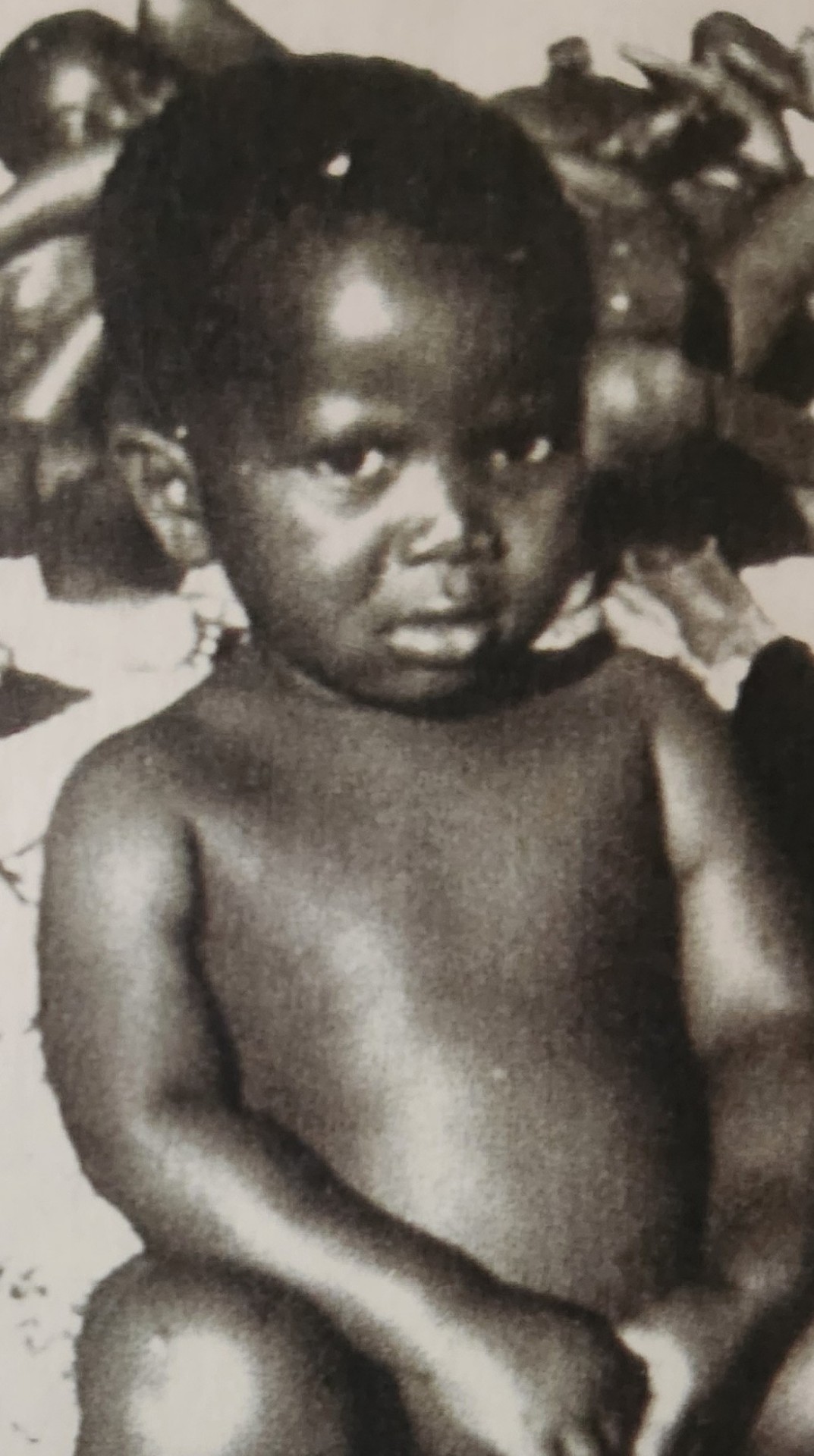 A young African child